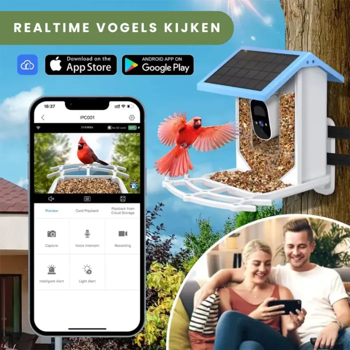 Vogelhuisje met Camera LUMO - Afbeelding 4