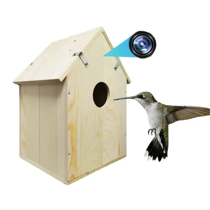 Hoofdafbeelding NESTIQ vogelhuisje met Camera | Nachtzicht en app