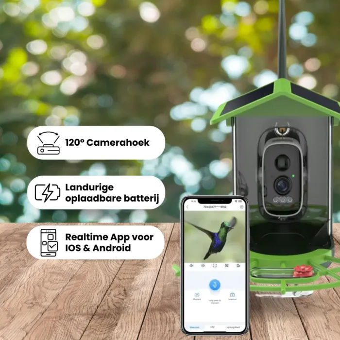 Vogelhuisje met Camera ORION - Afbeelding 3