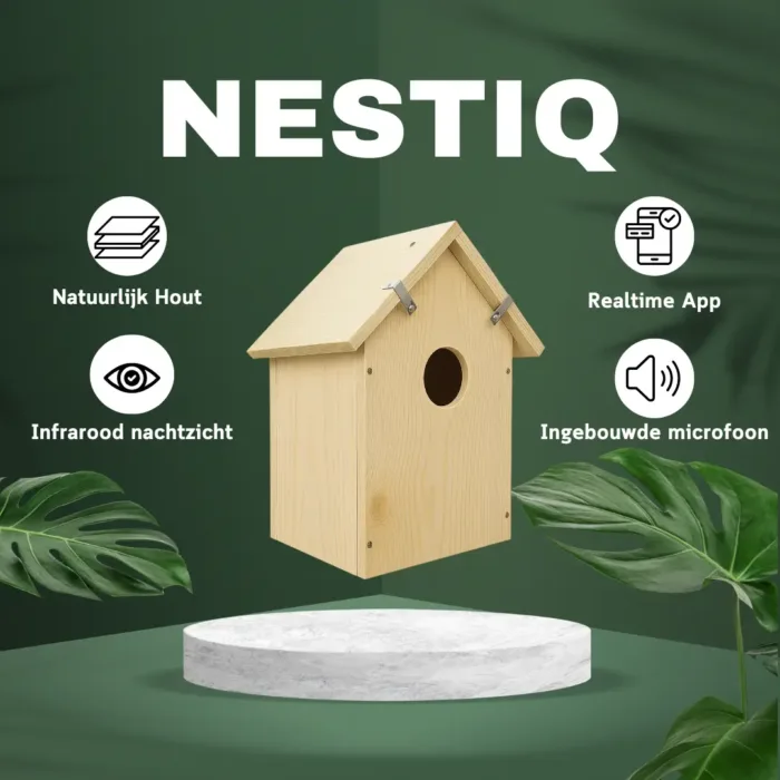 Vogelhuisje met Camera NESTIQ - Afbeelding 2