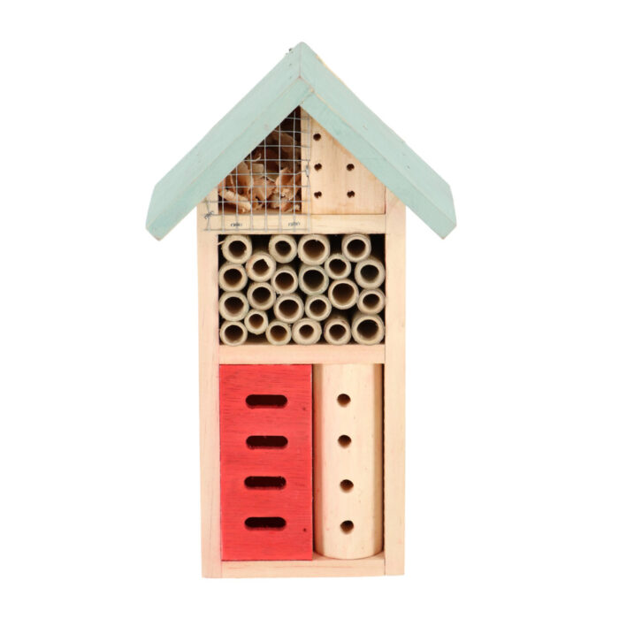 Esschert Design Insectenhotel Mintgroen/Rood