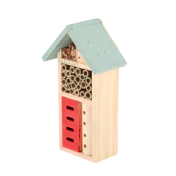 Esschert Design Insectenhotel Mintgroen/Rood - Afbeelding 2